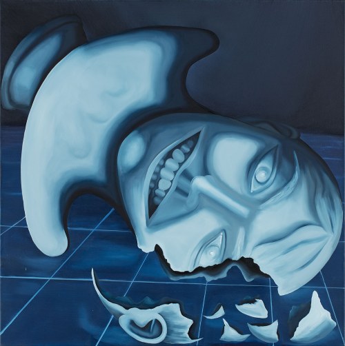 Karolina Jabłońska (ur. 1991), Rozbita rzeźba. Autoportret, 2019