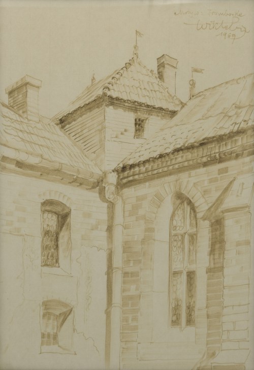 Wiktor ZIN (1925-2007), Motyw z Fromborka, 1969