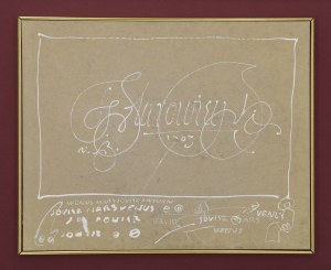 Franciszek STAROWIEYSKI (1930-2009), Autograf artysty, 2003
