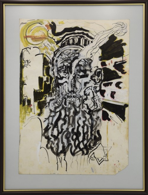 Zdzisław LACHUR (1920-2007), Portret Żyda