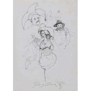 Jerzy DUDA-GRACZ (1941–2004), Untitled [Jester and Clown, Hidden Self-Portrait]