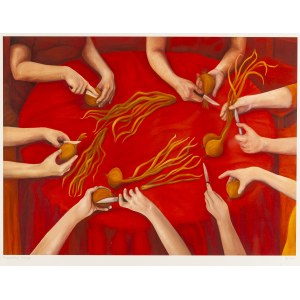 Alicja Biała (b. 1993, Poznań), Six Women Crying, 2024