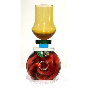 Pati Dubiel, Diuna artistic glass, height 21 cm, one-of-a-kind, 2025