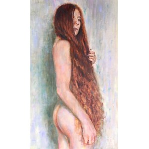 Christopher Kargol, Long red hair, 2019