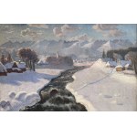 LESZKO LUDWIK - PEJZAŻ ZIMOWY 1929