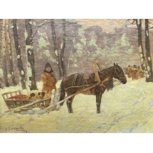 ADAM SETKOWICZ - A BREAK IN THE HUNT, 1903