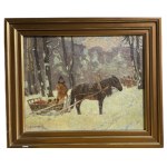 ADAM SETKOWICZ - A BREAK IN THE HUNT, 1903