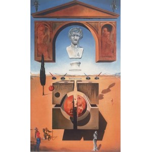 DALI SALVADOR - LA DÉMATÉRIALISATION DE LA STATUE, 1980, LITHOGRAPHIE