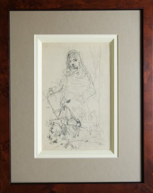 Jan Matejko (1838 Kraków-1893 Kraków), Szkic historyczny dwustronny