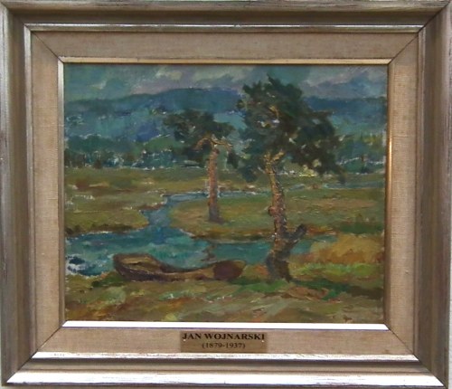 Jan Wojnarski(1879 Tarnów-1937 Kraków),Pejzaż podgórski,ok.1920