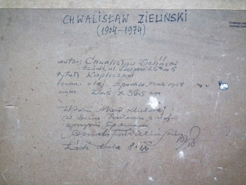 Chwalisław Zieliński(1904-1974),Kapliczka,1958