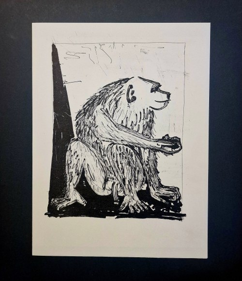 Pablo Picasso (1881-1973), Le Singe (Małpa) z cyklu 31 rycin do tekstów Buffona, 1970