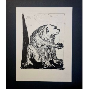Pablo Picasso (1881-1973), Le Singe (Małpa) z cyklu 31 rycin do tekstów Buffona, 1970
