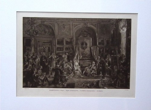Jan Matejko (1838-1893), „Konstytucya 3 Maja - Sejm Czteroletni - Komisya Edukacyjna - Rozbiór”
