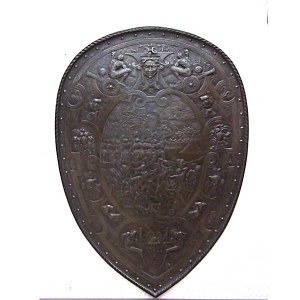 Large decorative shield in the Renaissance style—Henry II's Shield, 19th century