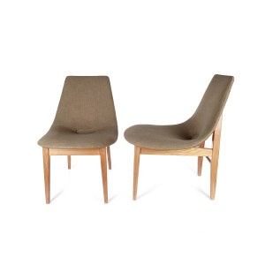 designed by Hanna LACHERT (1927–2021), “Muszla” Chair Set, ŁAD Cooperative of Visual Artists