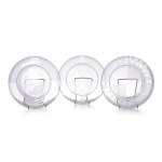 Grzegorz STANISZEWSKI (né en 1966), Ensemble de trois plateaux en cristal uniques