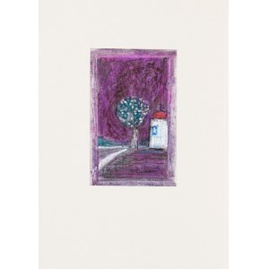 Eugeniusz TUKAN-WOLSKI (1928–2014), Landschaft mit Baum und Haus