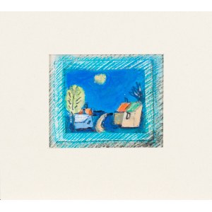 Eugeniusz TUKAN-WOLSKI (1928–2014), Ländliche Nachtlandschaft