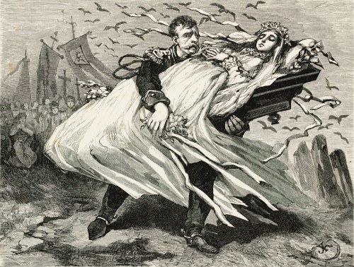 Juliusz KOSSAK (1824-1899), Zamiast wesela Mohorta i Anny - pogrzeb