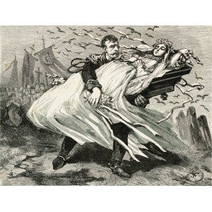 Juliusz KOSSAK (1824-1899), Zamiast wesela Mohorta i Anny - pogrzeb