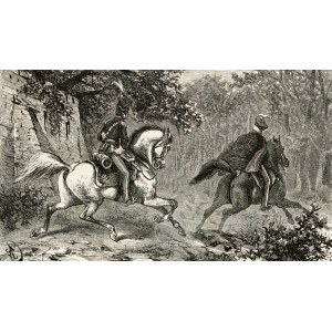 Juliusz KOSSAK (1824–1899), Mohort and Krasicki Travel to the Monastery After Mr. Mohort’s Prophetic Dream About Death