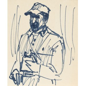 Ludwik MACIĄG (1920–2007), Officer with Binoculars