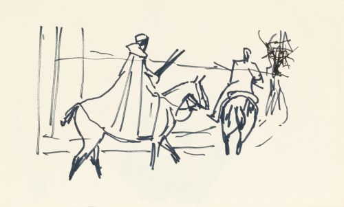 Ludwik MACIĄG (1920-2007), Wymarsz Ułanów