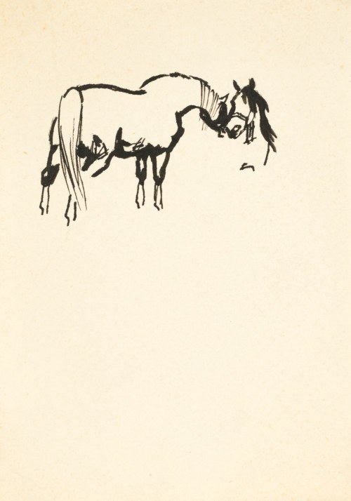 Ludwik MACIĄG (1920-2007), Końskie zaloty