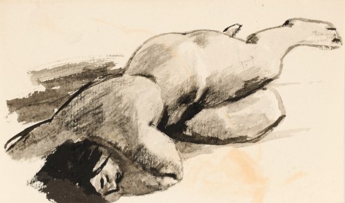 Ludwik MACIĄG (1920-2007), Akt leżącej kobiety