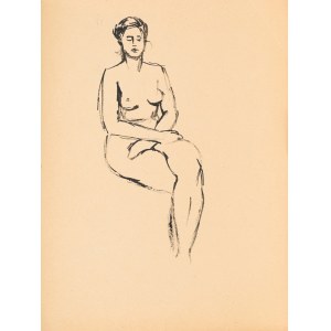 Ludwik MACIĄG (1920-2007), Akt kobiety siedzącej