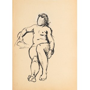 Ludwik MACIĄG (1920-2007), Akt kobiety siedzącej