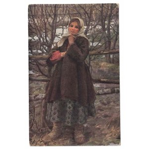 Une jeune fille de la campagne