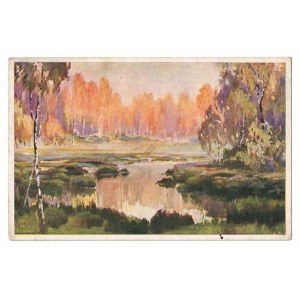 St. Dziemański, peintre. Matin d'automne