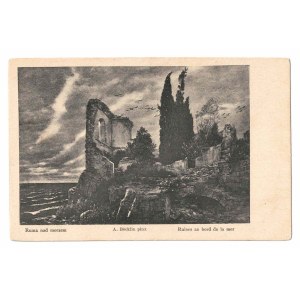 Ruins by the Sea. A. Bocklin, pinx. Ruines au bord de la mer