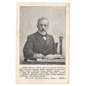 Henryk Sienkiewicz (przy książce)
