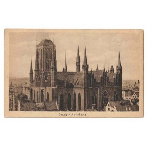 Danzig - Marienkirche. (Kościół Mariacki w Gdańsku).