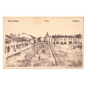 Rawa Ruska. Place du marché. Ringplatz.