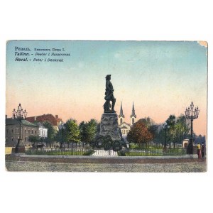 Tallinn. Monument to Tsar Peter the Great