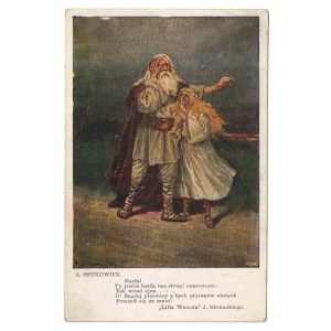 Lilia Weneda di J. Słowacki. (Riproduzione del dipinto di Adam Setkowicz).