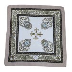 Beige "Les armes de France" scarf, Chalmette Paris
