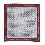 Brown-beige scarf, Lancel Paris
