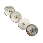 Set of four buttons with a lion