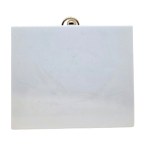 Fancy minaudière / evening clutch with a face design