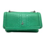 Green handbag with a snake, Pimkie