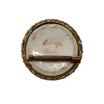 Porcelain brooch (Limoges)