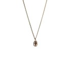 Gold-plated necklace with a coffee bean pendant (YANESHA/Arabica Parfume/Peru)