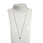 Gold-plated necklace with a coffee bean pendant (YANESHA/Arabica Parfume/Peru)