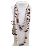 A striking necklace, the CC logo model, by Chanel