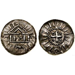 Germany, wide cross denarius, 10th century